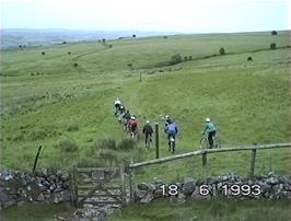 The homeward downhill from Water Oak Corner